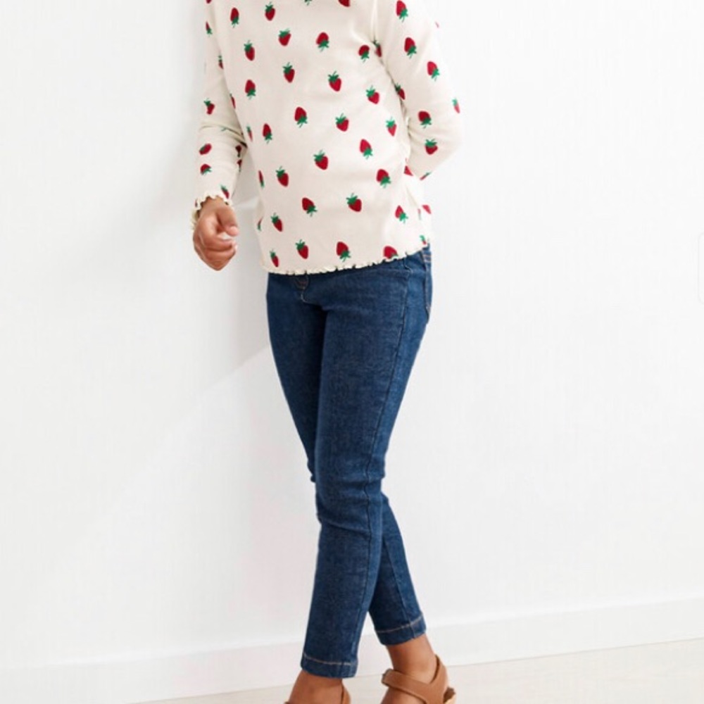 ‼️KIDS SALE‼️
 12 Hanna Andersson Dark wash Pull on Jeans